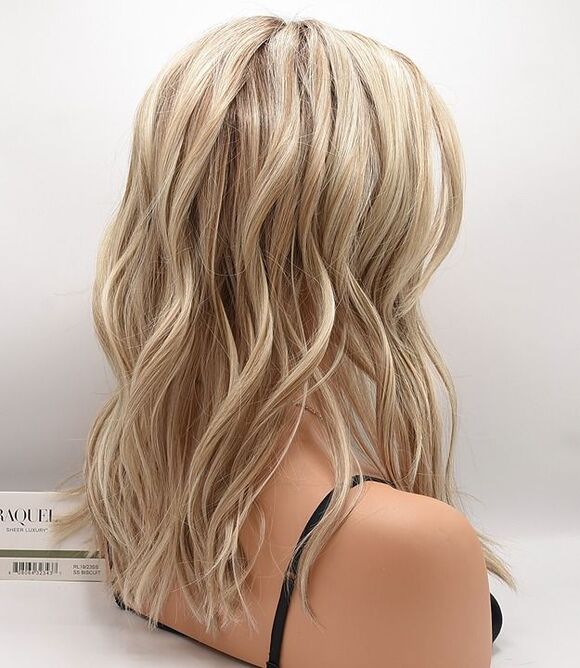 DECADENT DIVA Wig by RAQUEL WELCH, RL19/23SS Shaded Biscuit Hand-Tied + Lace NEW main image 6